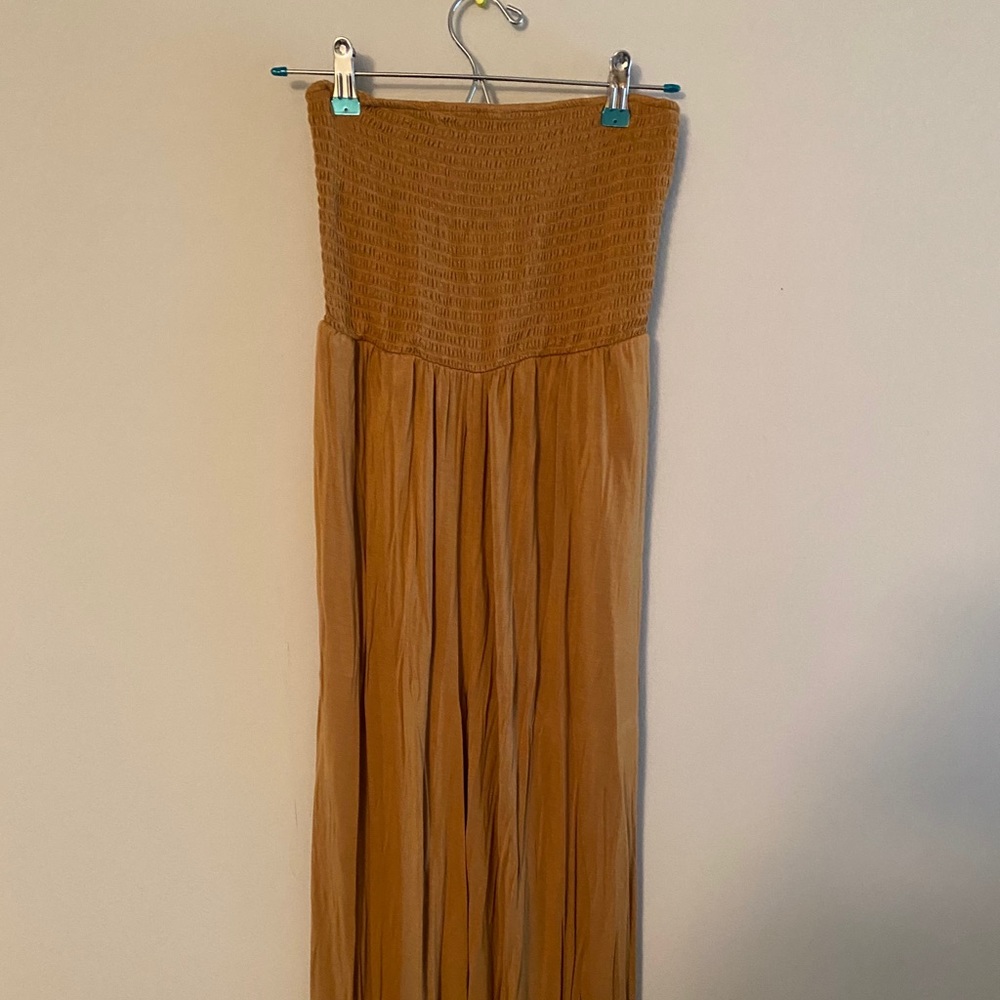 Strapless romper